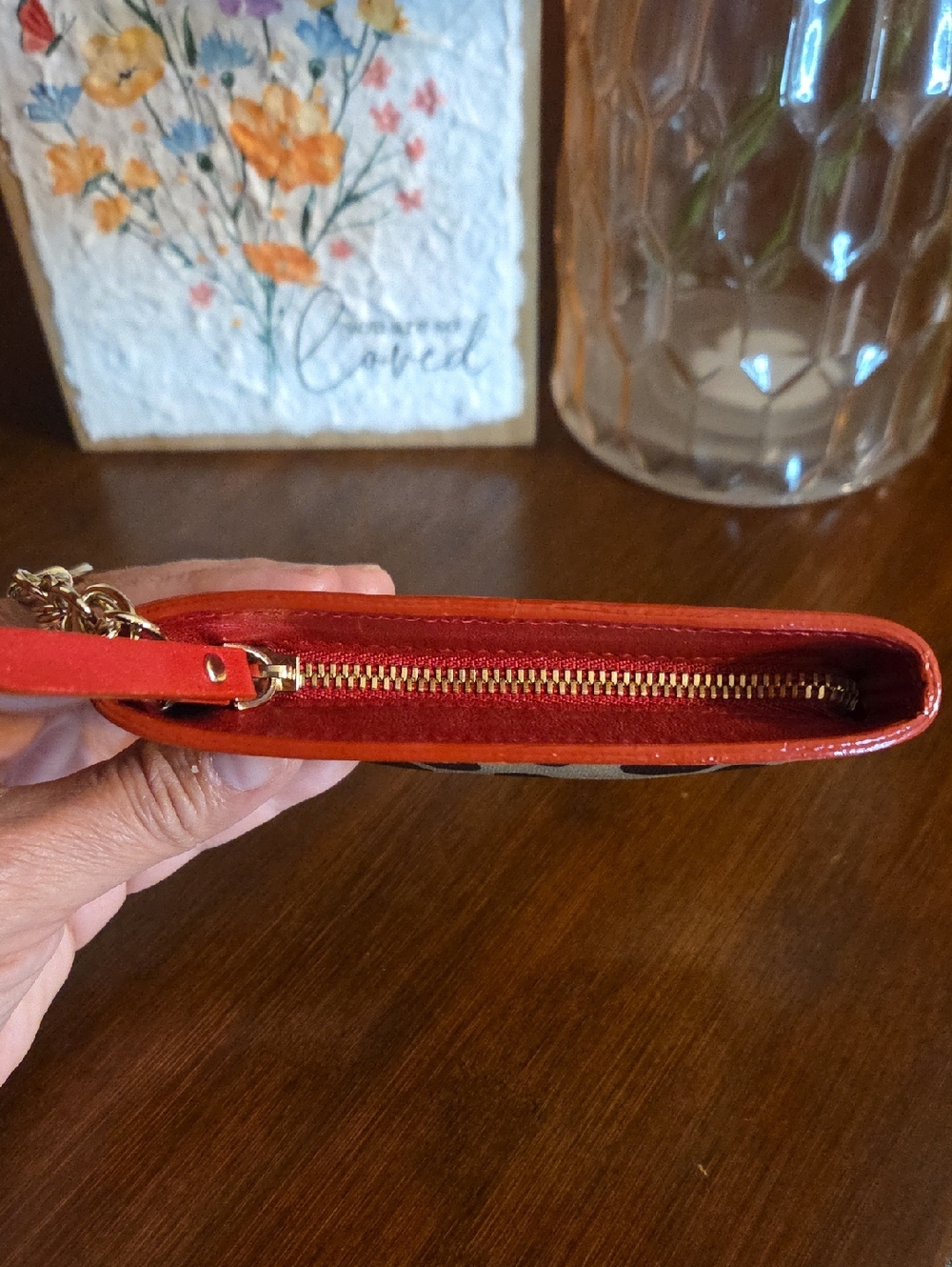 Kate Spade Leopard Print Card & Key Case - Picture 9 of 11